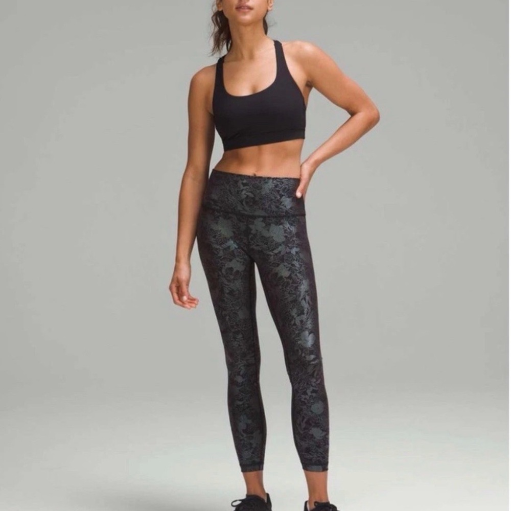 Like New LULULEMON Wunder Under Flourish Tights 14
